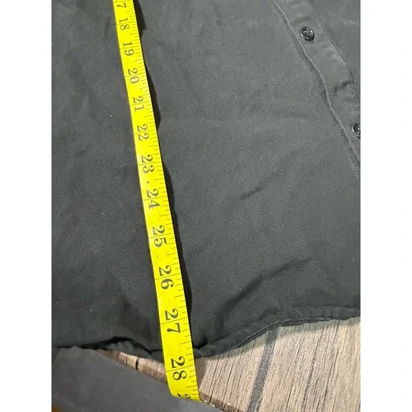 Santa Cruz Skateboard Longsleeve Button Up Shirt Screaming Hand‎ Utility Black - Picture 15 of 16